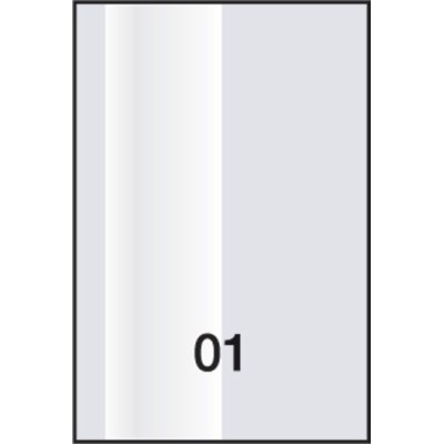 Profilo Rondbrill in pvc porcellanato h.2,50 dim.10x30(mm)bianco.