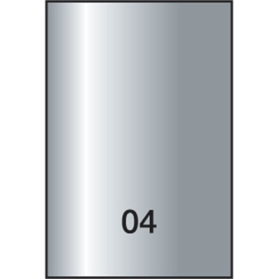 Profilo Rondbrill in pvc porcellanato h.2,50 dim.10x30(mm)grigio scuro