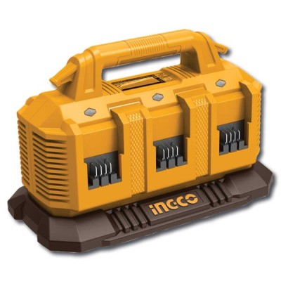 Carica batterie rapido con 6 posti di carica