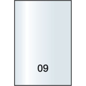 Profilo Rondbrill in pvc porcellanato h.2,50 dim.10x30(mm)celeste