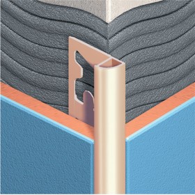 Profilo Ecorond in pvc satinato dim. 10x27 h.2,50 colore Bianco