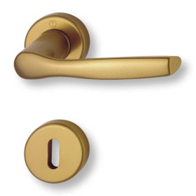 Maniglia Milano R.B. Foro Chiave Normale F4 Bronzo 143/88K/88KS