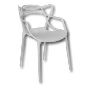 Sedia horn polipropilene cm.54x56x81h h.seduta cm.46 colore bianco