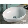 Lavabo ciotola esterna bianca Parigi 52x39,5x13