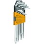 Set 9 chiavi torx c/foro lunghe