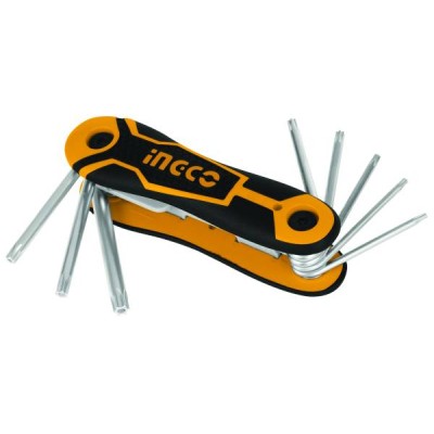 Set 8 chiavi torx pocket ingco