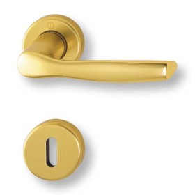 Maniglia Milano R.B. Foro Chiave Normale F3 Oro 143/88K/88KS