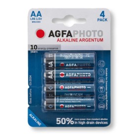 Batterie stilo AA Agfa Argentum Alcaline blister 4 pezzi