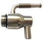 RUBINETTO PER CONTENITORE OLIO INOX C/LEVA 1/2