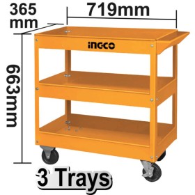 Carrello portattrezzi 3 piani vuoto