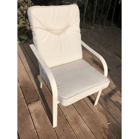 POLTRONA GIOVE CON CUSCINO CREMA 022299