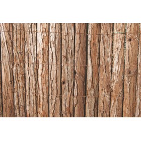 Arella Wood listelli di corteccia,legatura con filo di ferro 1,5x3Mt.