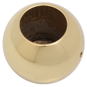 BL FINALE CORRIMANO POMOLO OTTONE TUBO D.30MM LUCIDO