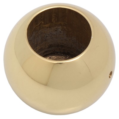 BL FINALE CORRIMANO POMOLO OTTONE TUBO D.30MM LUCIDO