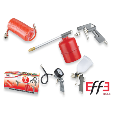 Kit aria compressa attacco rapido formato da 5 pz