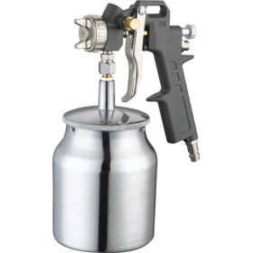Aerografo per verniciatura vasca bassa in acciaio attacco rapido EU