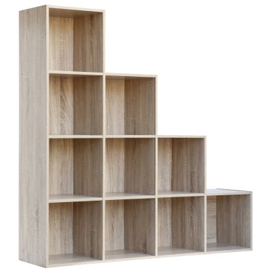 LIBRERIA CUBO 10 121X29,5XH121 CM ROVERE