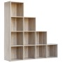 LIBRERIA CUBO 10 121X29,5XH121 CM ROVERE