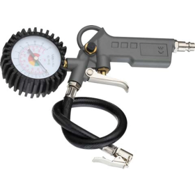 Pistola gonfiaggio con manometro attacco rapido