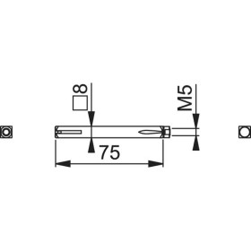 Quadro ad espansione 8x75MM Hoppe