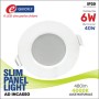 Slim panel 6w 4000k tondo incasso