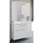 Mobile bagno venere cm.106x50x191H bianco lucido