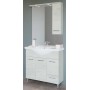 Mobile bagno venere cm.86x50x191H rovere grigio