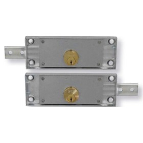 Serrature per serranda coppia dx/sx catenaccio retto Wally