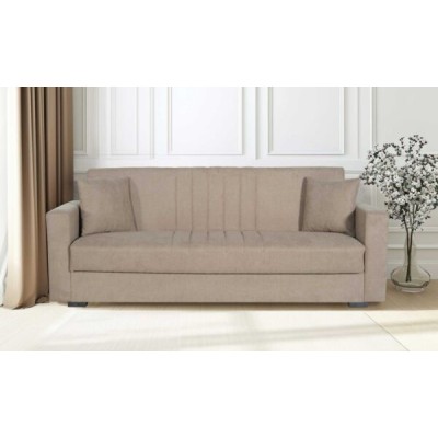 Divano Moon 3 posti tessuto beige brown