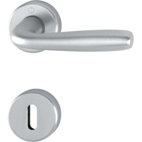 Maniglia Maribor Foro Chiave Normale Cromo Satinato