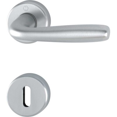 Maniglia Maribor Foro Chiave Normale Cromo Satinato