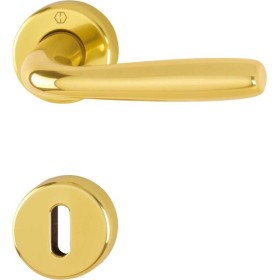 Maniglia Maribor Foro Chiave Normale Oro Lucido