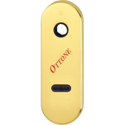 Placca Corta per Doppia Mappa Ottone Lucido