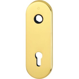 Placca Corta per Foro Yale Oro Lucido