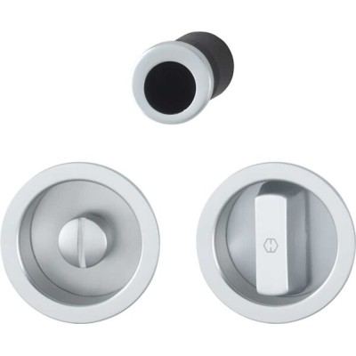 Kit per Porte Scorrevoli Tondo Argento