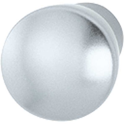 Pomolo per limitatore d'apertura per porte d'ingresso Argento