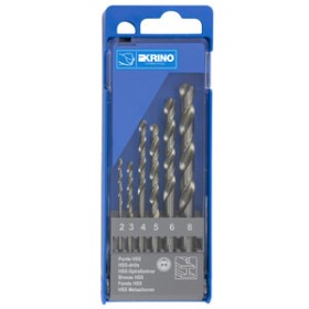 ASSORTIMENTO 6 PUNTE HSS RETTIFICATE H.Q. 2-8 MM