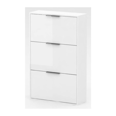 KIT SCARPIERA 3 RIBALTE 65X25X100 LACCATO BIANCO