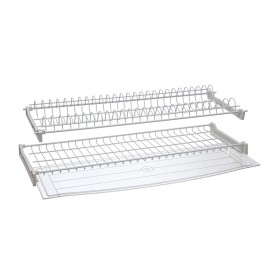 KIT COLAPIATTI ALLUMINIO C/VASCHETTA 86 CM CROMO