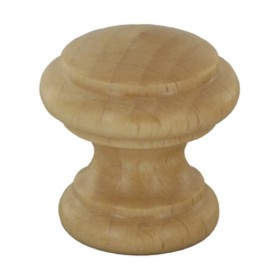 POMOLO IN LEGNO NATURALE 114B D 30 MM