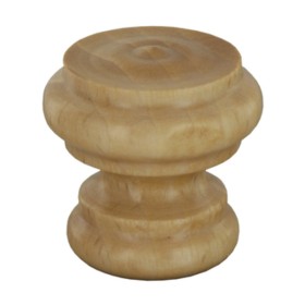 POMOLO IN LEGNO NATURALE 102A D 38 MM