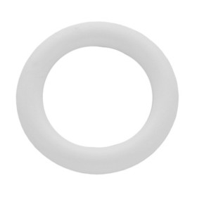 BS ANELLO BASTONE TENDA PLASTICA BIANCO 10 PZ