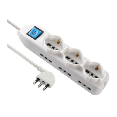 MULTIPRESA 9P BIP/SCHUKO SALVASPAZIO FIG.3