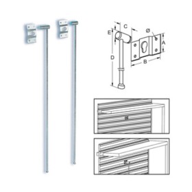 BL SICURA P/TAPPARELLA LEGNO METAL 58X500 MM