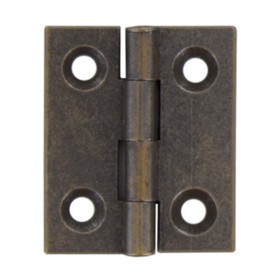CERNIERA FRESATA PIANA OTTONE BRONZ 30X25 MM