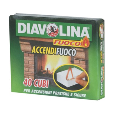 ACCENDIFUOCO 40 CUBI DIAVOLINA 15300