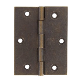 CERNIERA FRESATA PIANA OTTONE BRONZ 70X55 MM