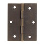 CERNIERA FRESATA PIANA OTTONE BRONZ 70X55 MM