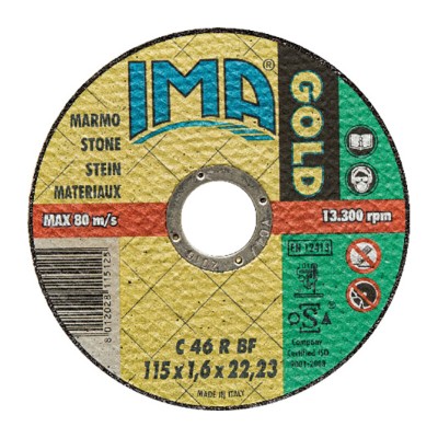 IMA DISCO P/MARMO GOLD PIANO D 115X1,6 MM