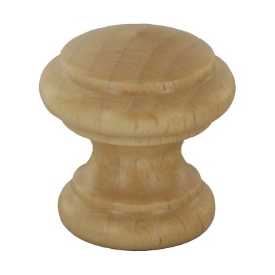 BL POMOLO LEGNO NATURALE 114A D 38 MM 2 PZ